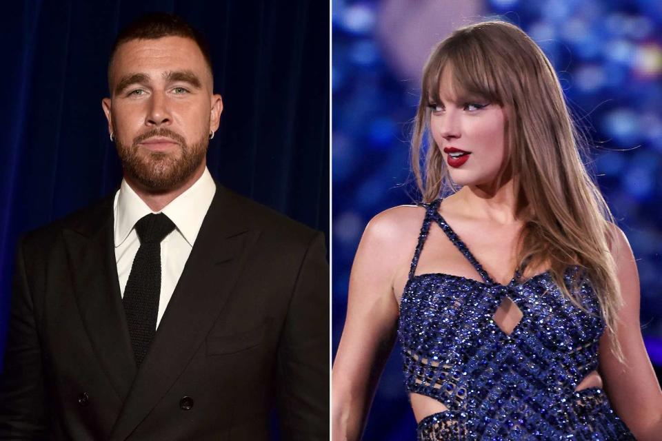 <p>Getty(2)</p> Taylor Swift and Travis Kelce