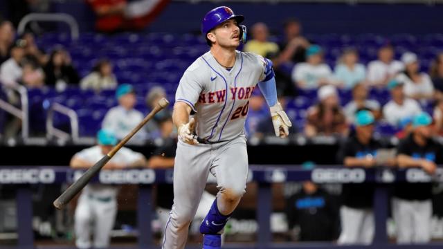 Mets' Pete Alonso crushes first home run of spring games