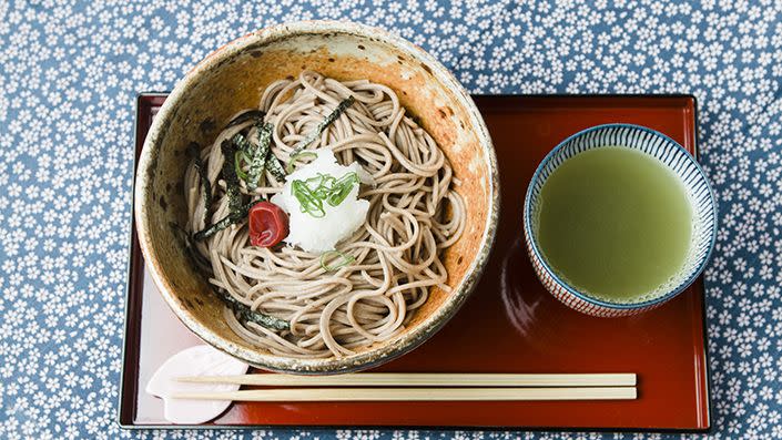 soba noodles in new year traditions