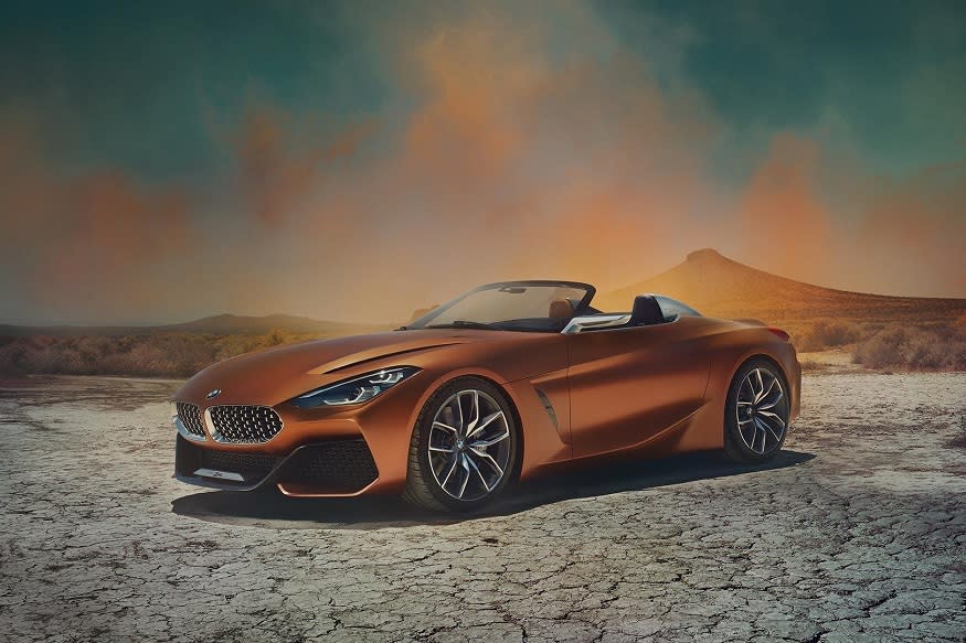 <p>So sieht BMW seinen künftigen Roadster Z4. Die Studie “BMW Z4 Concept”, die erst kommendes Jahr als Serienversion vorgestellt werden soll, sieht sehr sportlich aus. (Foto: BMW) </p>