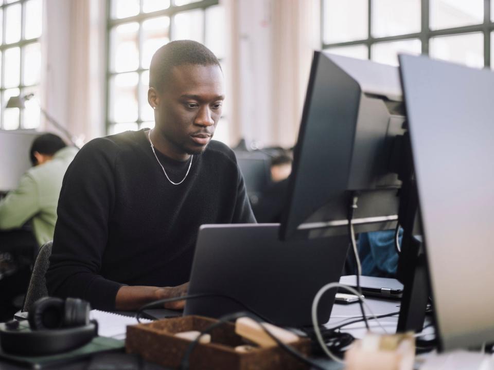 Tech worker, computer programmer, or office worker