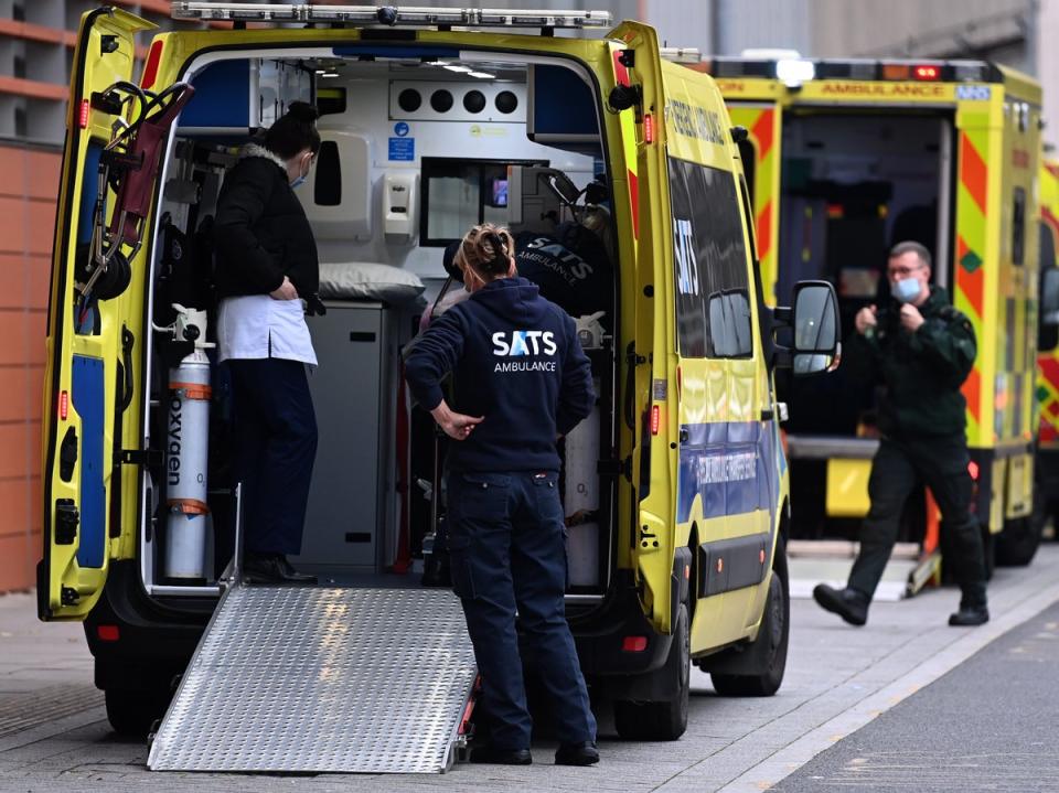 A 70-year-old man died of a suspected heart attack after waiting almost 70 minutes for an ambulance (Andy Rain/EPA)
