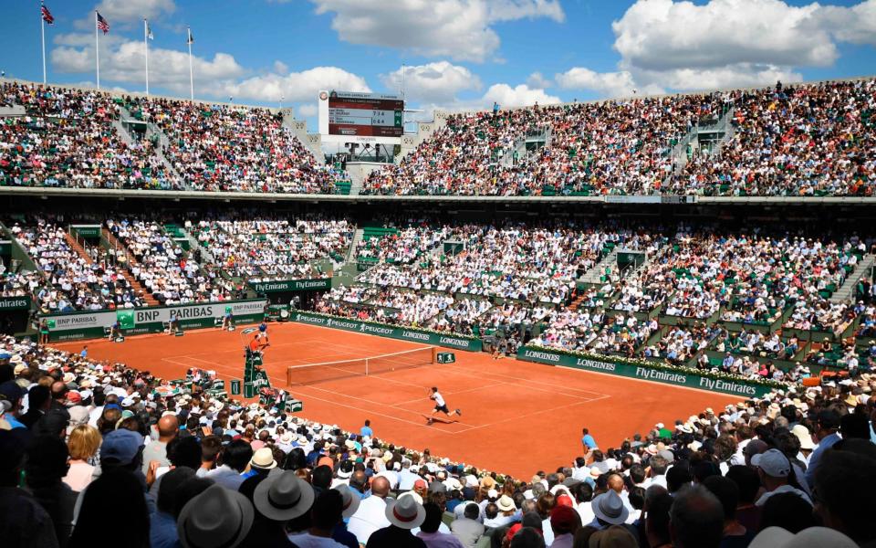 Philippe Chatrier court - Credit: AFP 