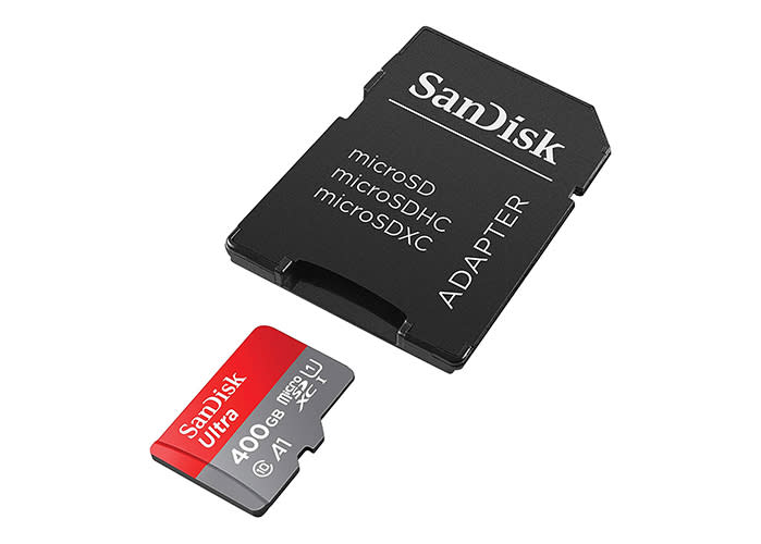 SanDisk Ultra 400GB microSDXC UHS-I card with Adapter. (Photo: Amazon)