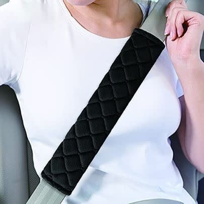 This pair of seatbelt pads are super comfy