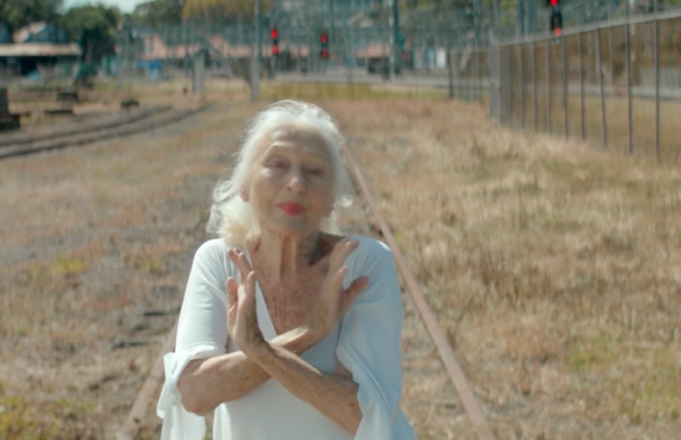 Eileen Kramer still dances at 102. Photo: Supplied