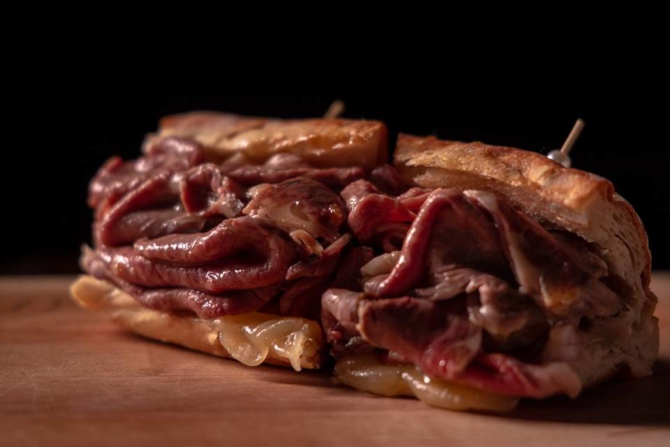 The Optimis Prime steak sandwich is one of Cote’s Miami Spice lunch offerings.
