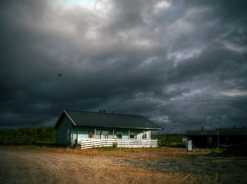 calm before the storm eery gloomy cloudy scary