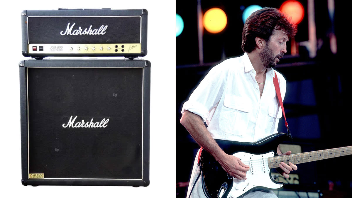  Eric Clapton and a 1984 Marshall JCM800 half stack. 