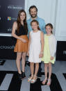 <p>Looking stylish in a leather mini skirt while attending the “Star Trek Into Darkness” premiere with her dad and sister (and one super excited friend). <i>(Photo by Jason Kempin/Getty Images)</i></p>