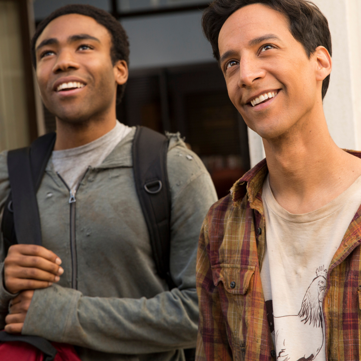  COMMUNITY -- "Geothermal Escapism" Episode 504 -- Pictured: (l-r) Donald Glover as Troy, Danny Pudi as Abed. 