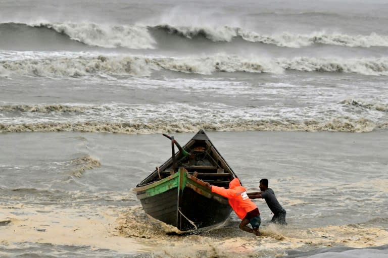 Around 4,000 cyclone shelters have been readied along the country's lengthy coast on the Bay of Bengal (Munir UZ ZAMAN)
