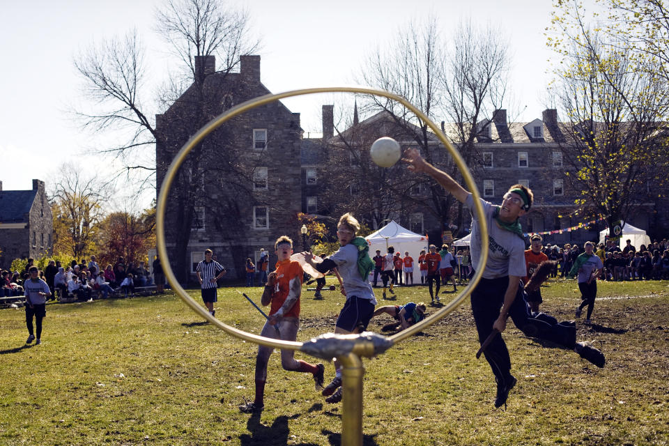 Fictitious Harry Potter Sport Quidditch Comes To Real Life (Christopher Capozziello / Getty Images)