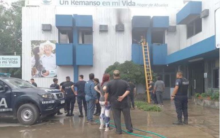 Incendio en un geriátrico de San Martín, Mendoza