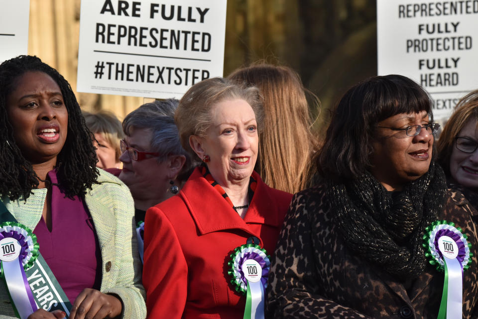 Labour Launches Campaign To Celebrate 100yrs Of Women's Suffrage In London