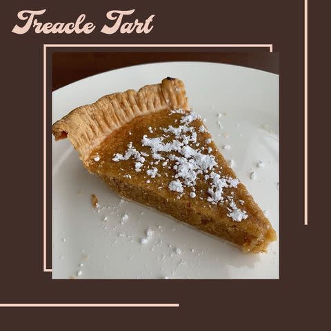 1) Harry Potter food and drink: Treacle Tart