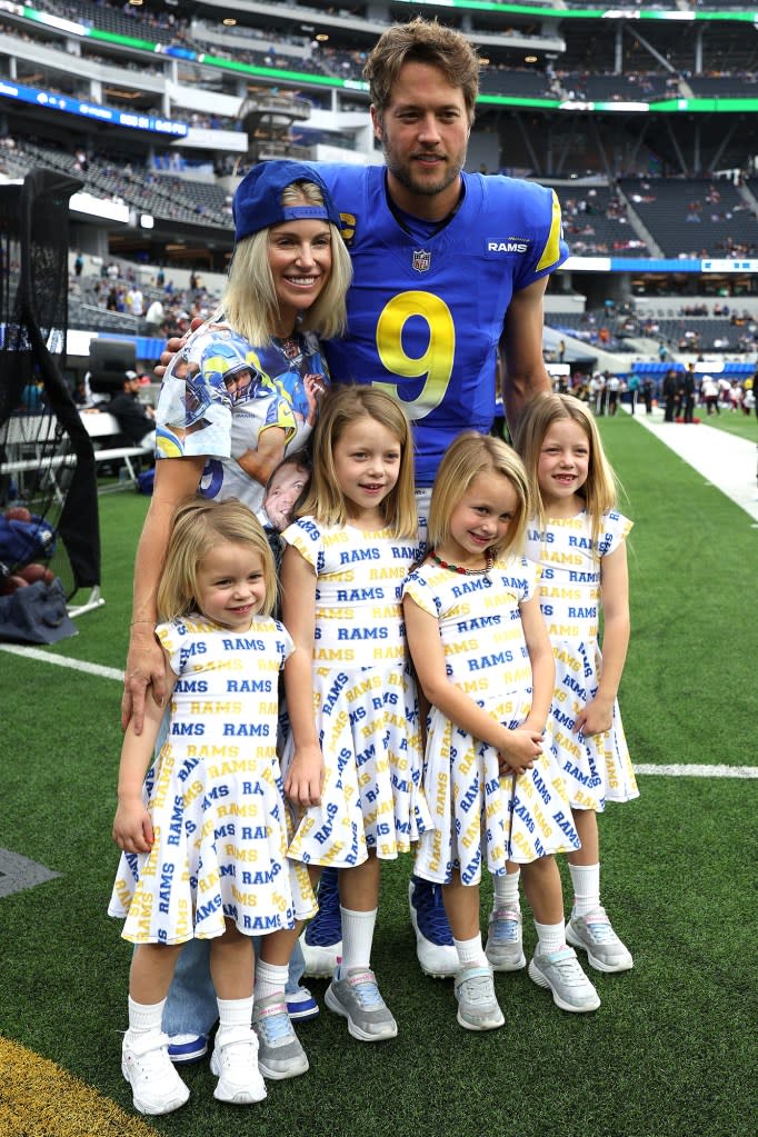 Matthew Stafford's Wife Kelly Gets Real About Being Labeled 'The Oldest WAG' in the NFL