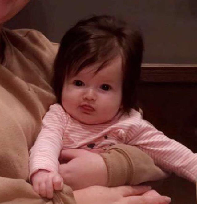 Meet the 9-week-old baby who's going viral for his full head of hair