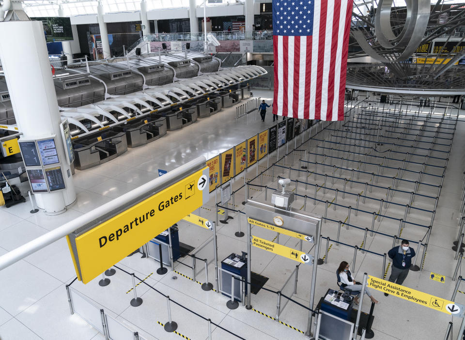 Terminal 1 at John F. Kennedy International Airport in New York City. (Photo by Lev Radin/Pacific Press/LightRocket via Getty Images)