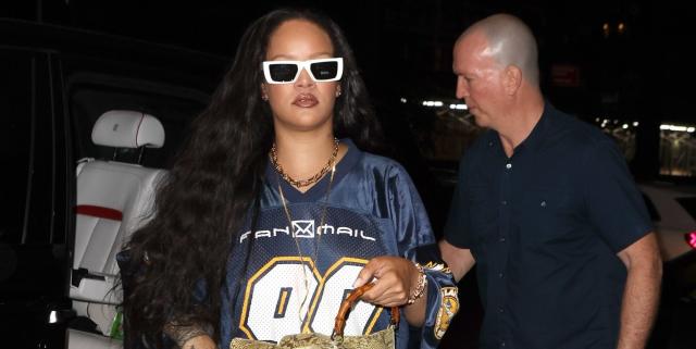 Only Rihanna Could Look This Fabulous in Oversized Jerseys