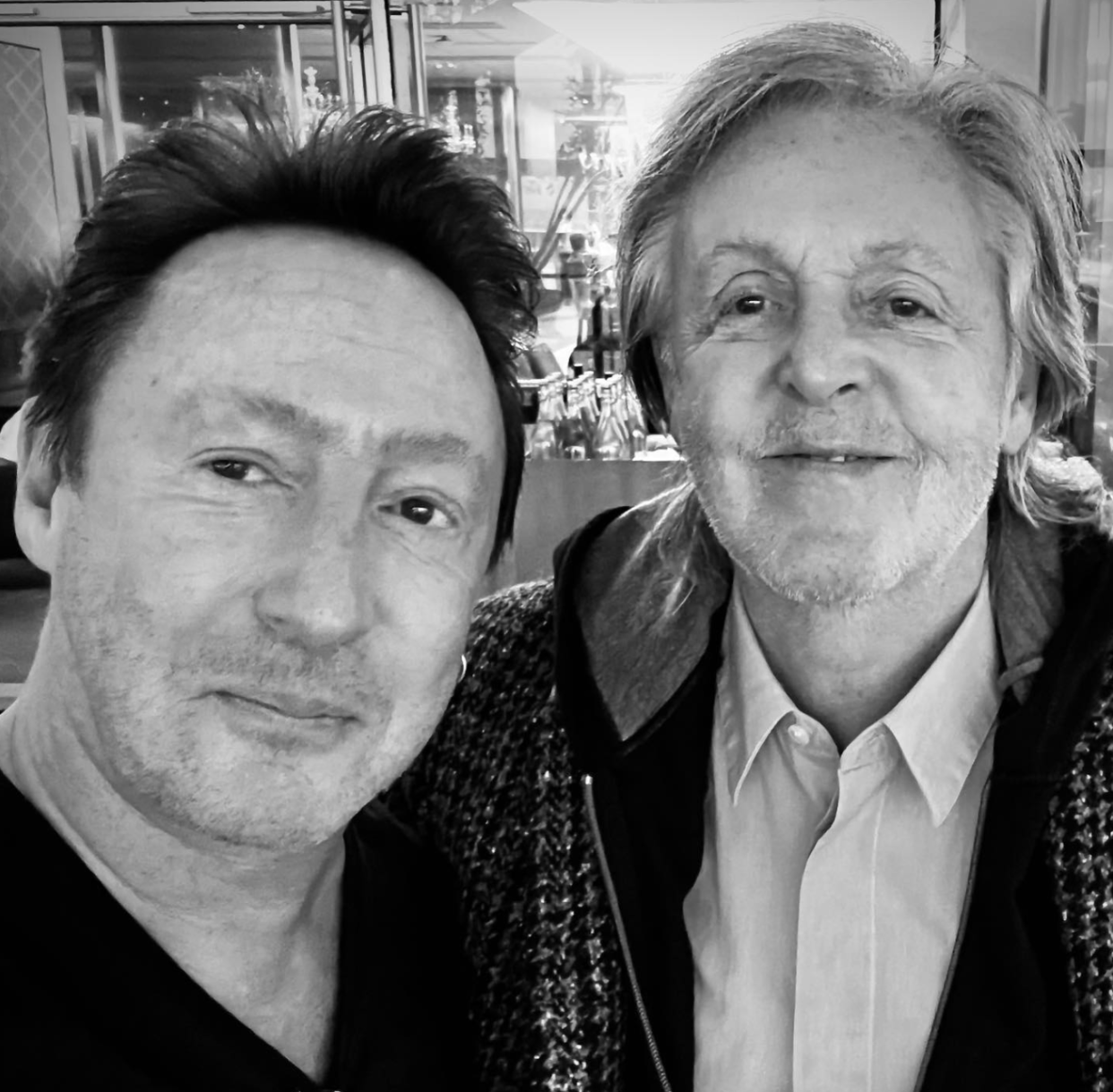 Julian Lennon shares photos of a run-in with his 