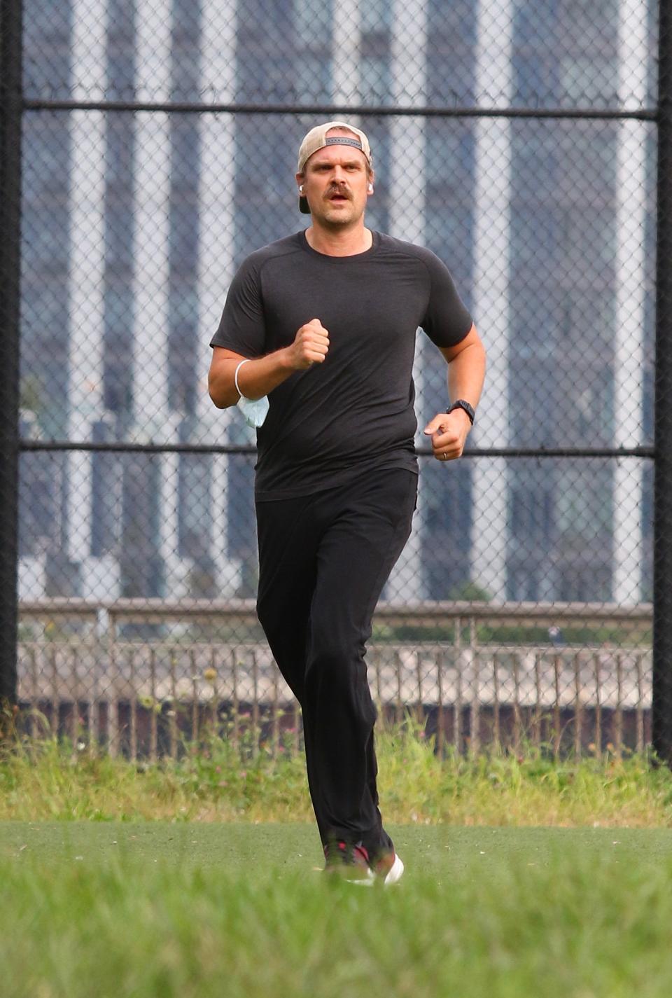 David Harbour in New York, September 17, 2020.