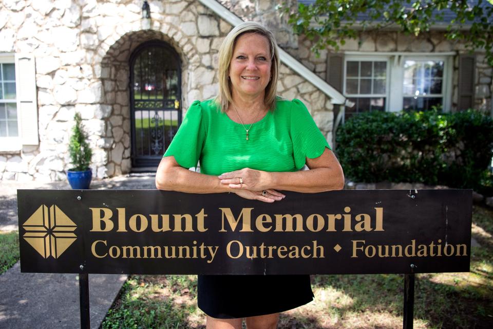 Connie Huffman's roots go deep at Blount Memorial Hospital; in fact, she was born there. As president and COO of the Blount Memorial Hospital Foundation, she was named a Knox.biz and Knox News 2022 Health Care Hero recipient for Community Outreach.