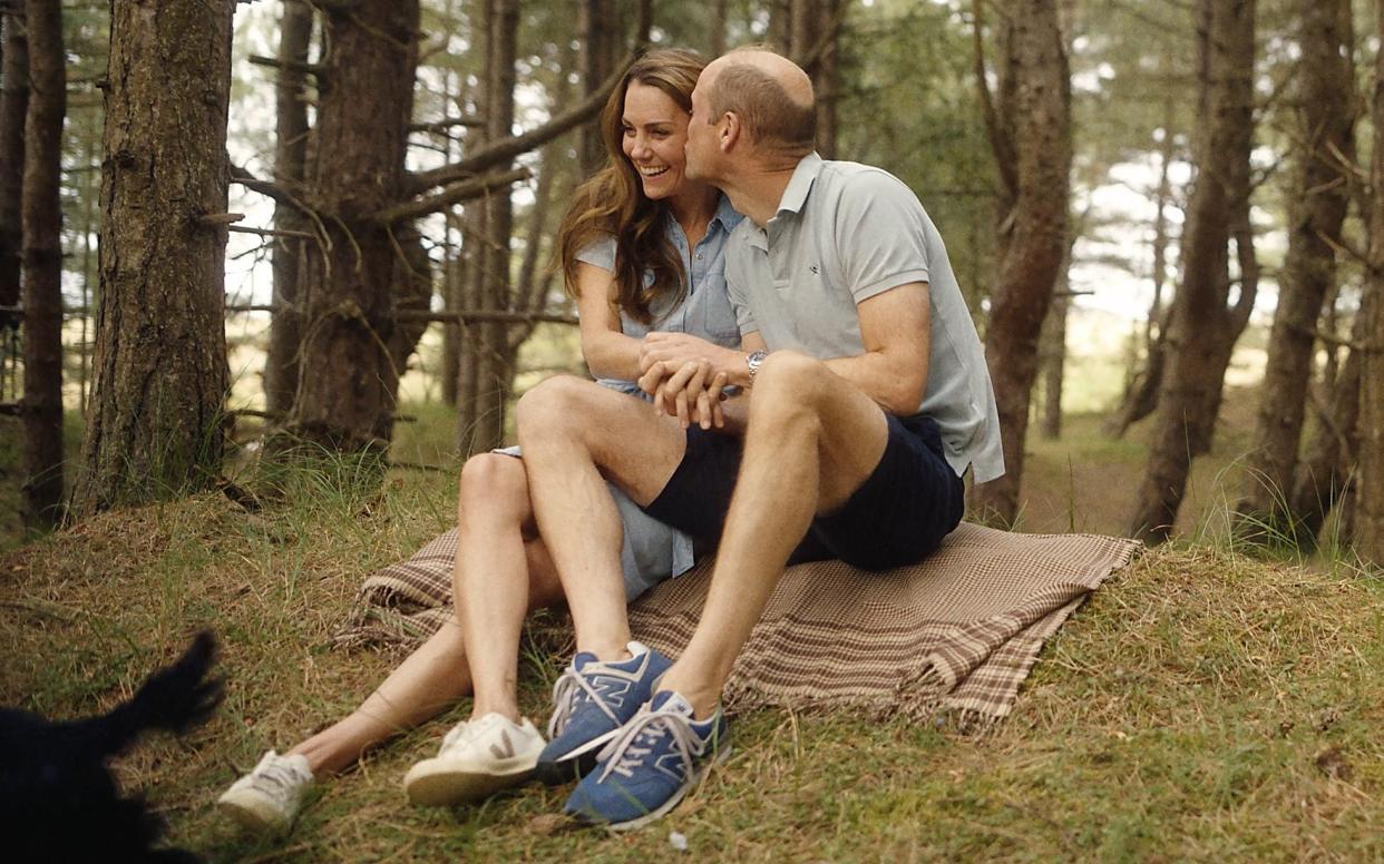 The video, shot in Norfolk in August, shows the Wales family as they have never been seen by the public before