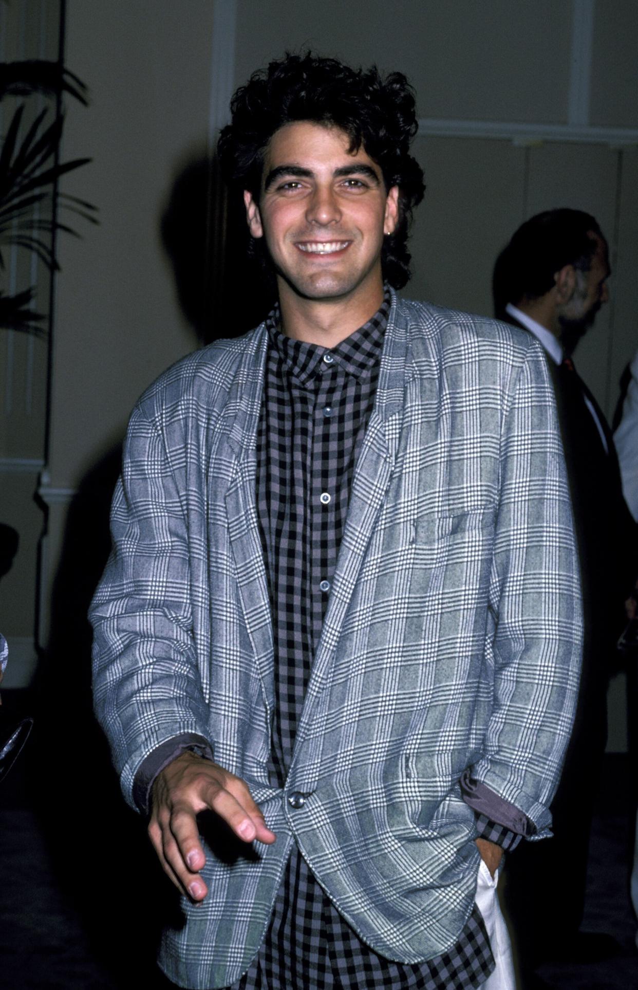 George Clooney at an Amnesty International 25th anniversary event at the Beverly Hilton Hotel.