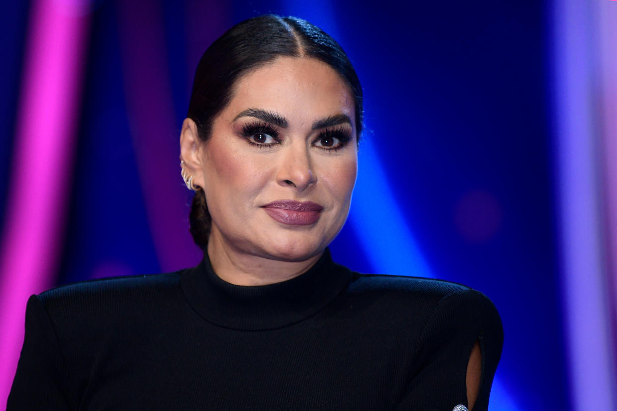 MEXICO CITY, MEXICO - OCTOBER 12: Galilea Montijo attends the press conference of 'Quien es la Mascara' tv show at Televisa San Angel on October 12, 2022 in Mexico City, Mexico. (Photo by Jaime Nogales/Medios y Media/Getty Images)