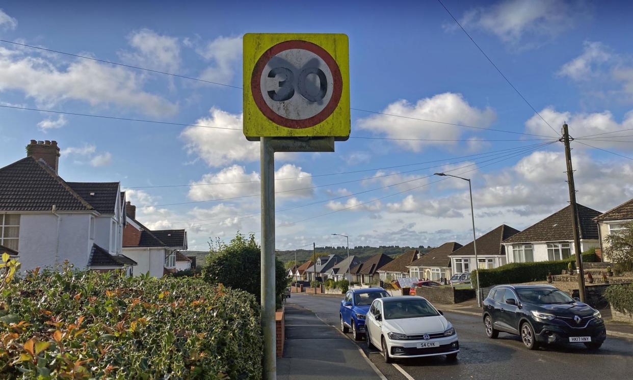 <span>A minister says revised guidance on 20mph roads will be published in July.</span><span>Photograph: Phil Rees/Shutterstock</span>