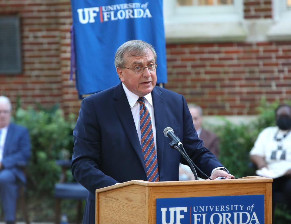 In a Jan. 31, 2023 letter to billionaire Jeff Greene, former UF President Ken Fuchs, seen here, warned that time was short to save the West Palm Beach UF campus. "We expect the window of opportunity for investment by the state of Florida in the campus will soon close if we aren’t able to finalize the land," Fuchs wrote Greene.