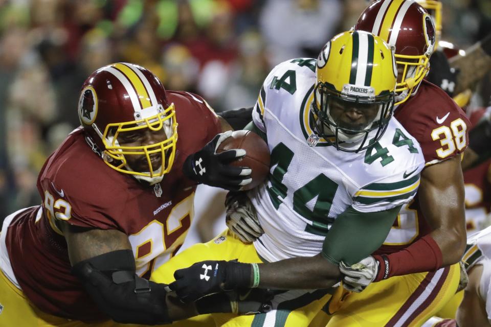 Rough season: James Starks suffered a concussion in a car accident. (AP)