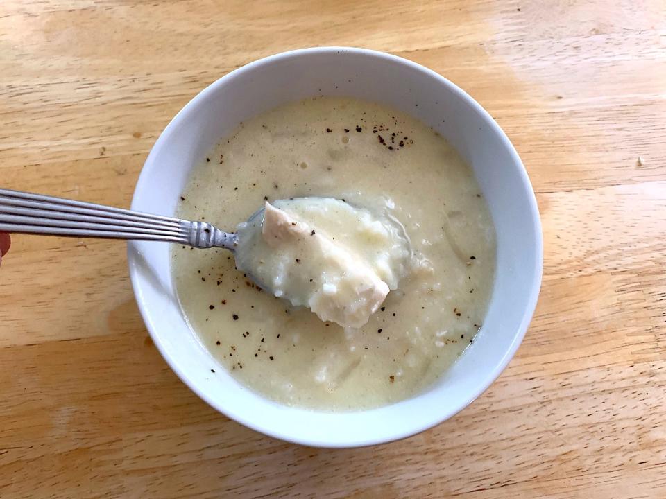 Anneta's Dad's Avgolemono Soup