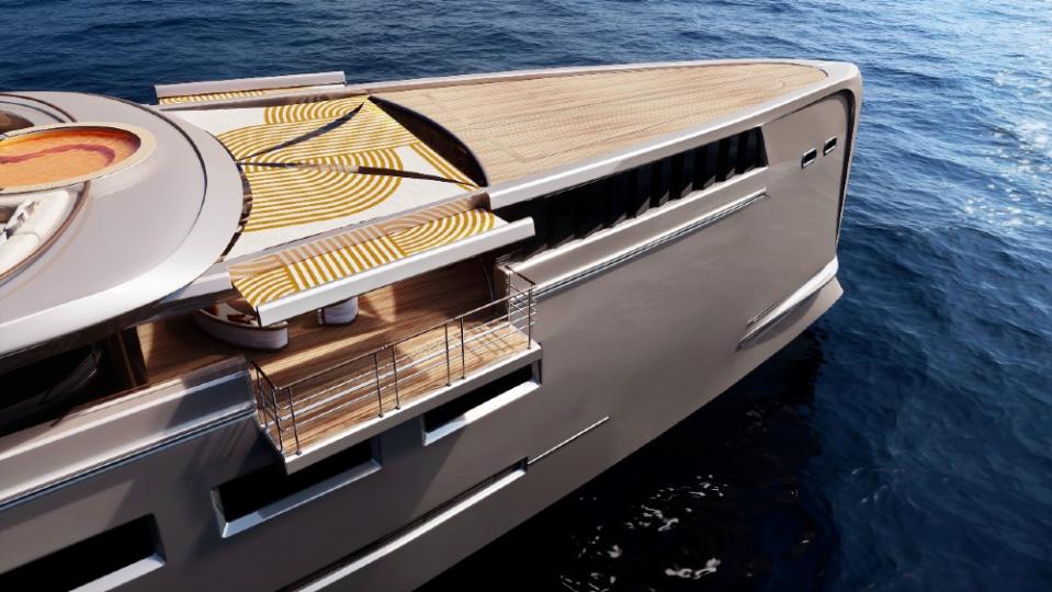 The 330-foot Stardom concept by designer Theodoros Fotiadis is a fresh take on a gigayacht, with an interior designed to benefit everyone, even the crew. 