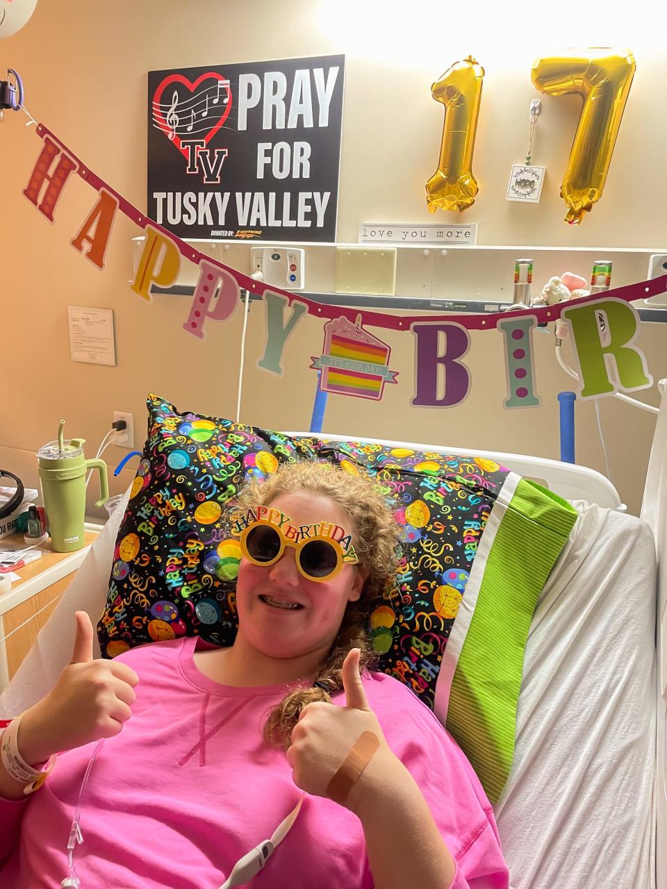 Brynn Goedel turned 17 while she was in the hospital.