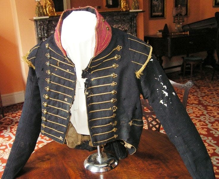 Sgt. Jacob Huyett's jacket has been preserved by the Washington County Historical Society. The organization has his helmet, too. Huyett was one of the "defenders" of Baltimore in one of the climactic battles of the War of 1812.