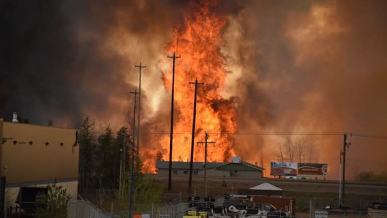 Fort McMurray skyline was 'engulfed in flames,' says Island woman