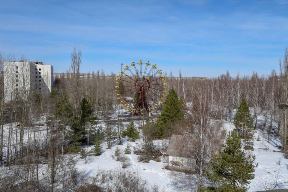 The big wheel in the abandoned city of Pripyat, Chernobyl. Graham Harries/Shutterstock