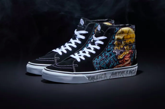 Vans x Metallica Sk8-Hi - Credit: Courtesy of Vans