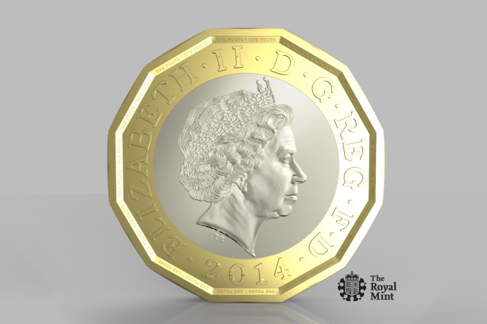 Harder to fake: The new £1 coin to be in circulation in 2017