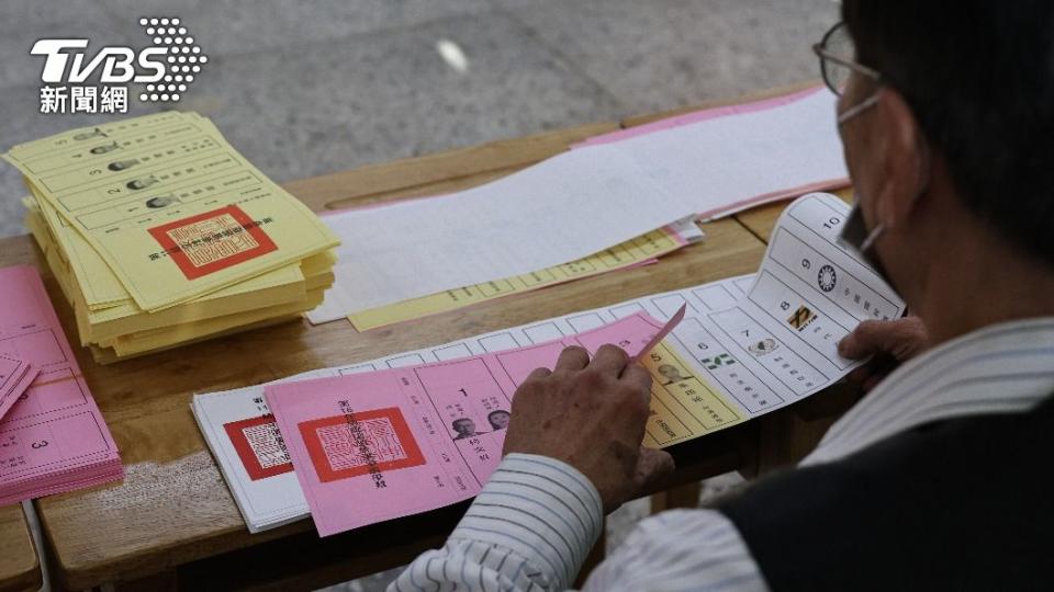 總統空白選票消失。（圖／張哲鳴攝）