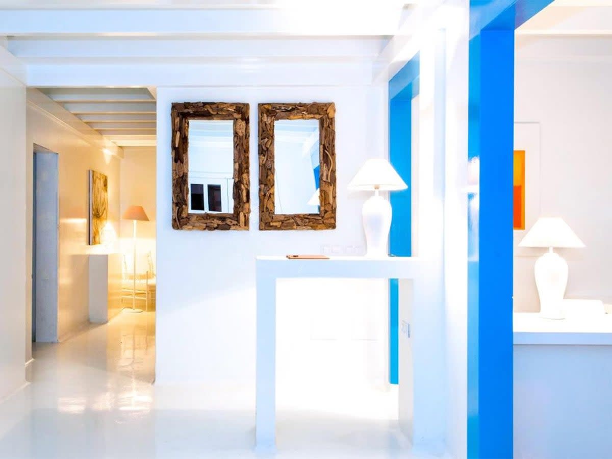 Cool white and blue decor makes for a stylish boutique break (Avanti Lifestyle Hotel)