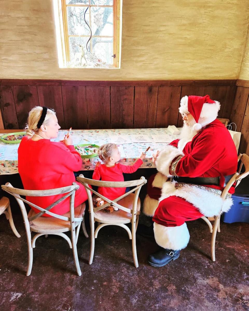 Pregnant Meghan McCain Shares Sweet Family Photos with Santa Ahead of