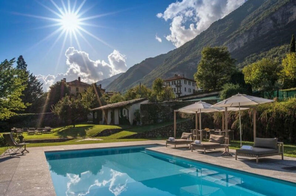 <p>Esta villa se encuentra en la región italiana de Lombardía, a solo unos metros del impresionante lago de Como y rodeada por un espectacular paisaje alpino. (Foto: Nota Bene Global). </p>