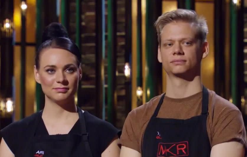 The boys were up against siblings Amy and Tyson in the nail-biting episode. Source: Channel Seven