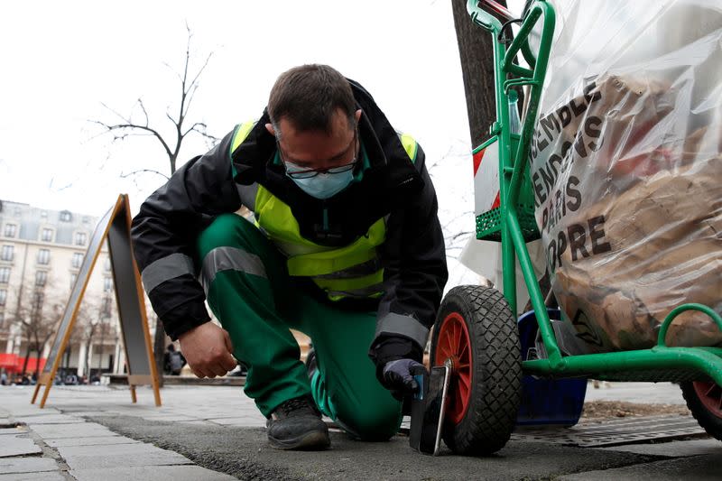 Paris street sweeper Ludovic Franceschet aka Ludovic_off who became a TikTok celebrity