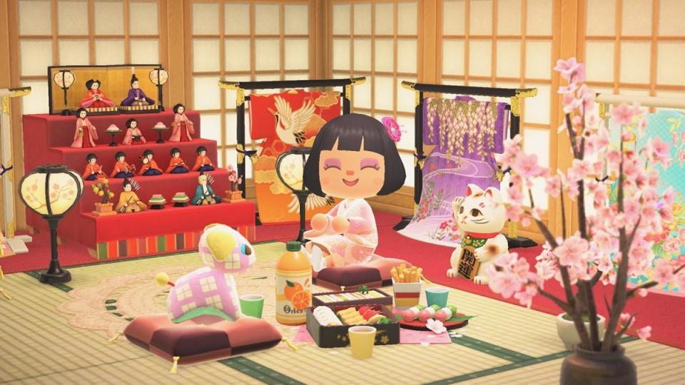 本次更新還會遇上日本的女兒節，因此還有相關季節商品可以選購。（翻攝自任天堂官網）