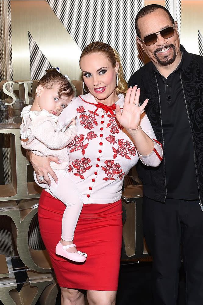 Coco Austin with her daughter Chanel and husband Ice-T.