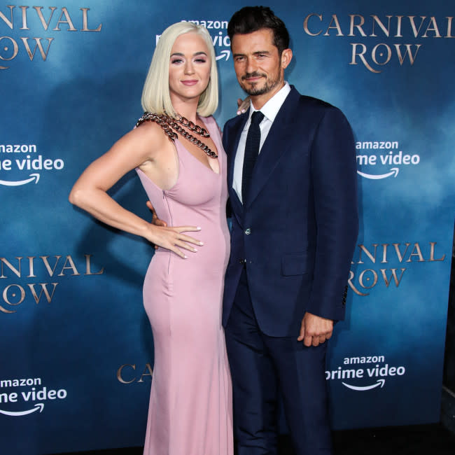 Katy Perry y Orlando Bloom credit:Bang Showbiz